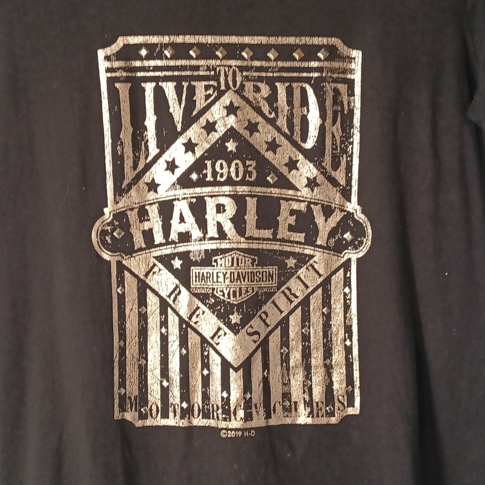 Harley Davidson tshirt - Picture 2 of 5